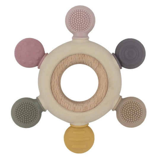 Playground Multi Surface Silicone Sensory Teether