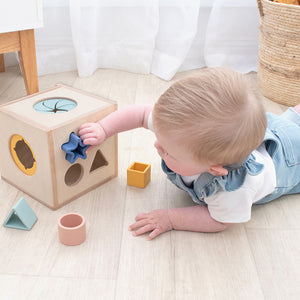 Playground 4-in-1 Sensory Wooden Cube