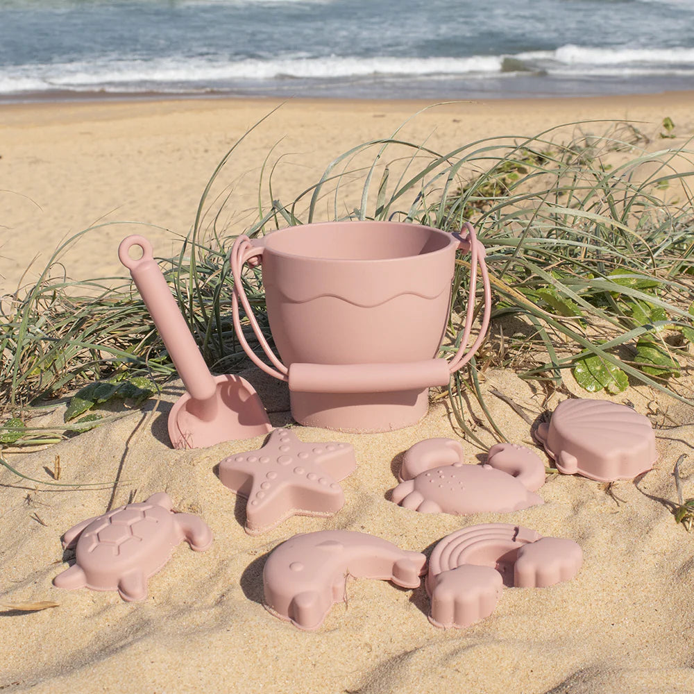 Playground Silicone Beach Set - Rose