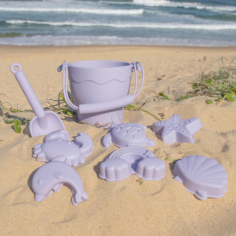 Playground Silicone Beach Set - Lilac