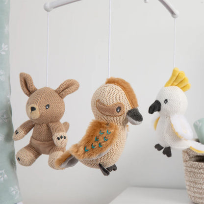 Living Textiles Baby Nursery Musical Mobile - Australiana