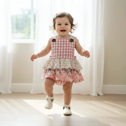 LOVE HENRY | FRILLY PLAYSUIT | PRETTY BLOSSOM