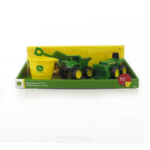 John Deere Sand Pit Set with Bucket and Spade