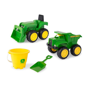 John Deere Sand Pit Set with Bucket and Spade