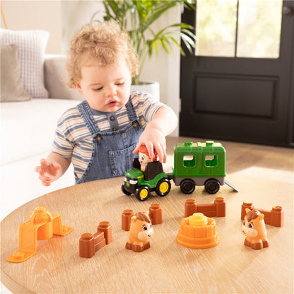 JOHN DEERE BUILD A BUDDY STACKERS HORSE SET