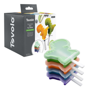 Tovolo Stackable Pop Moulds Set4 - Dinosaur