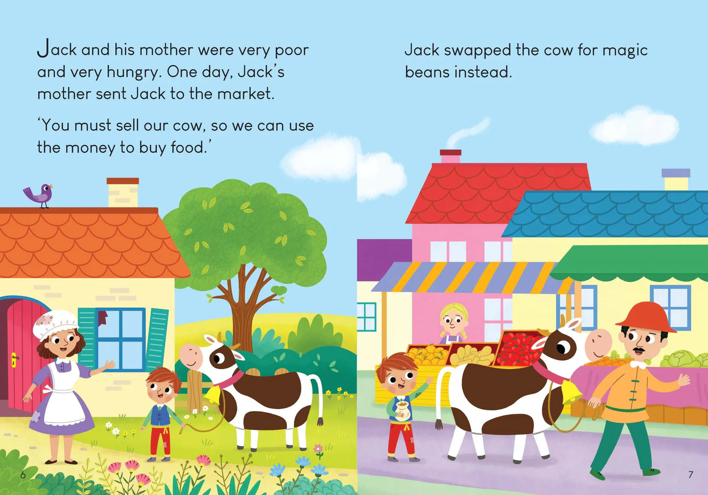 Kids Little Readers Hardcover Book - Jack And The Beanstalk