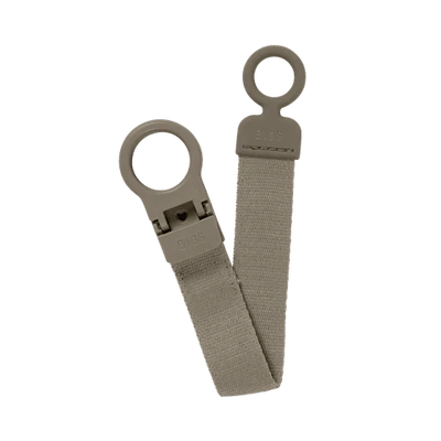 Bibs Dummy Clip Loop - Dark Oak
