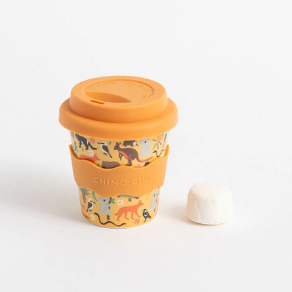 CHINO CLUB BABY CHINO CUP WITH LID | AUSSIE ANIMALS - Angus & Dudley Collections