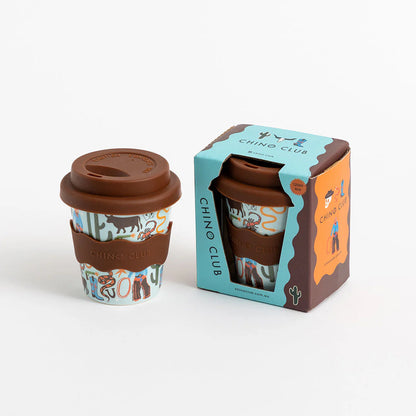 BABY CHINO CUP WITH LID | COWBOY