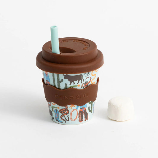 BABY CHINO CUP WITH LID | COWBOY