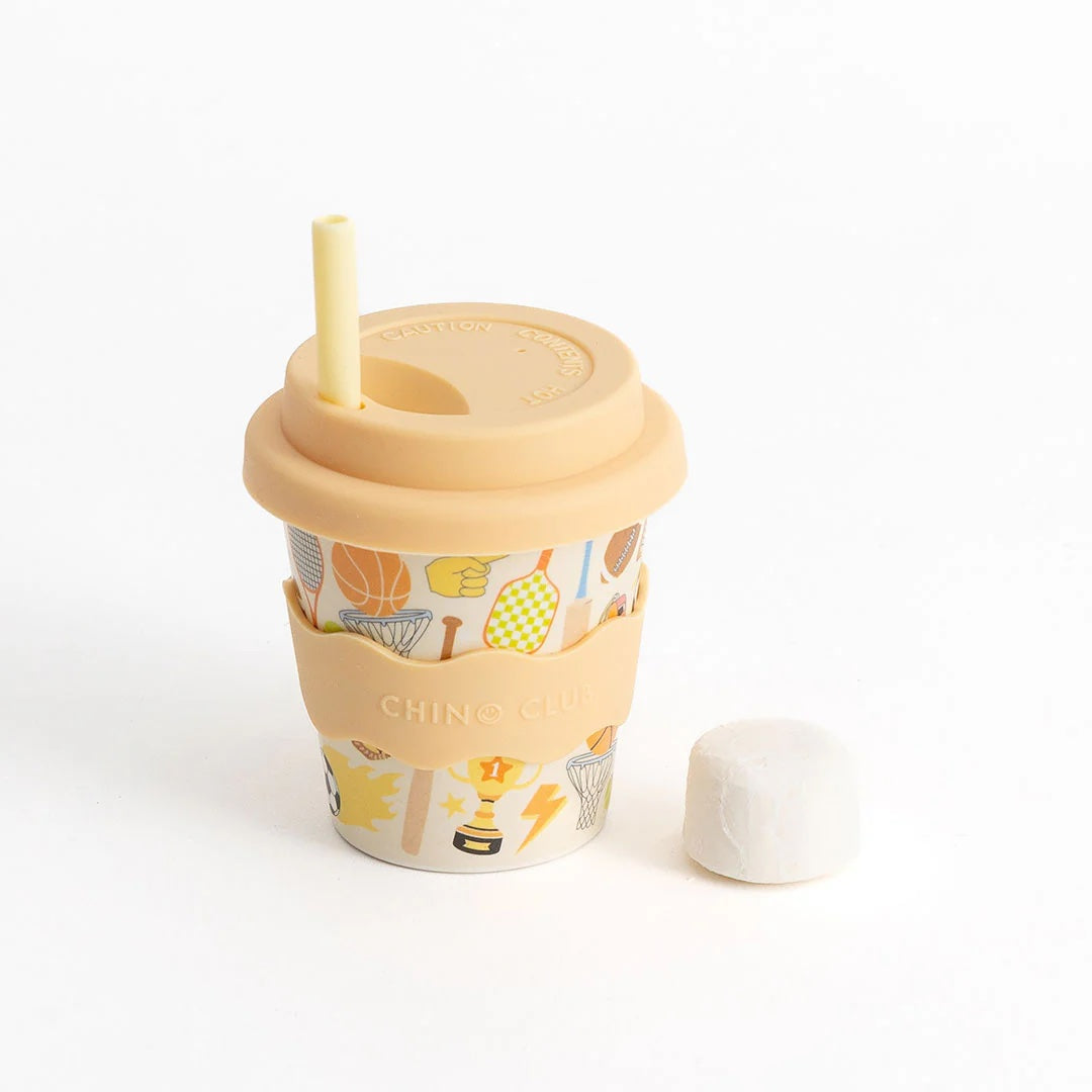 BABY CHINO CUP WITH LID | SPORTS