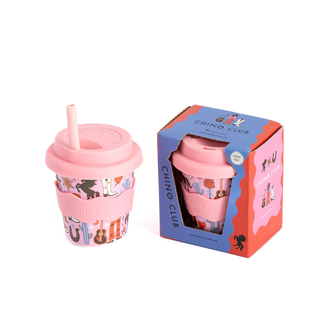 BABY CHINO CUP WITH LID | COWGIRL