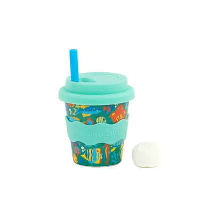 CHINO CLUB BABY CHINO CUP WITH LID | TROPICAL SEA SHEPHERD