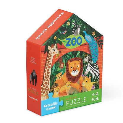 CROCODILE CREEK FLAT HOUSE PUZZLE 50 PIECE | ZOO - Angus & Dudley Collections