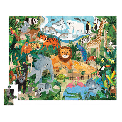 CROCODILE CREEK FLAT HOUSE PUZZLE 50 PIECE | ZOO - Angus & Dudley Collections