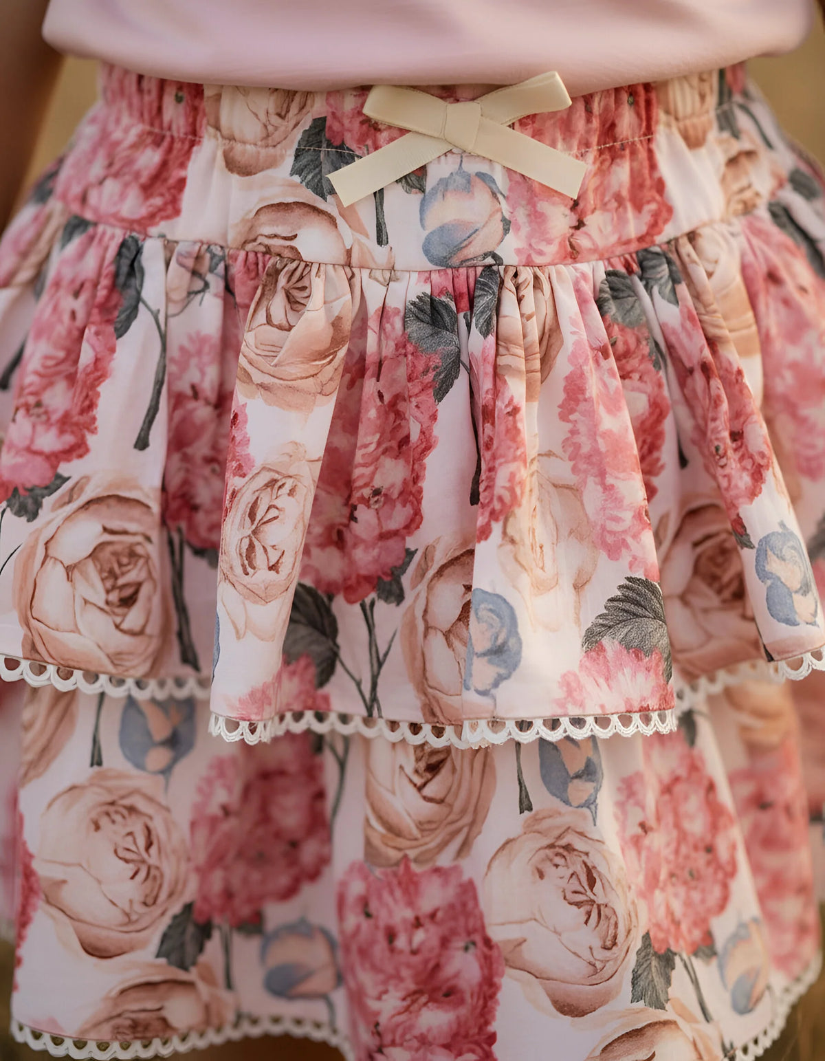 LOVE HENRY | FRILLY SKIRT | PINK BLOSSOM