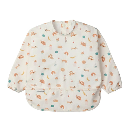 LONG SLEEVE BABY BIB | FRENCH BREAKFAST