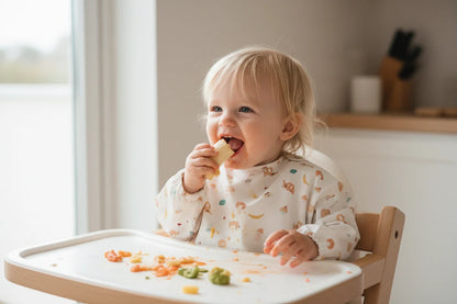 LONG SLEEVE BABY BIB | FRENCH BREAKFAST