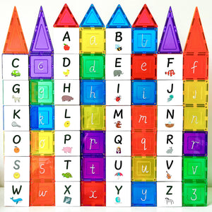 Learn and Grow Magnetic Tile Topper | Alphabet Upper Case