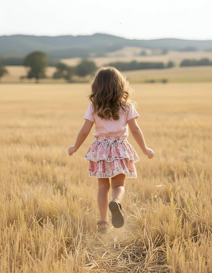 LOVE HENRY | FRILLY SKIRT | PINK BLOSSOM