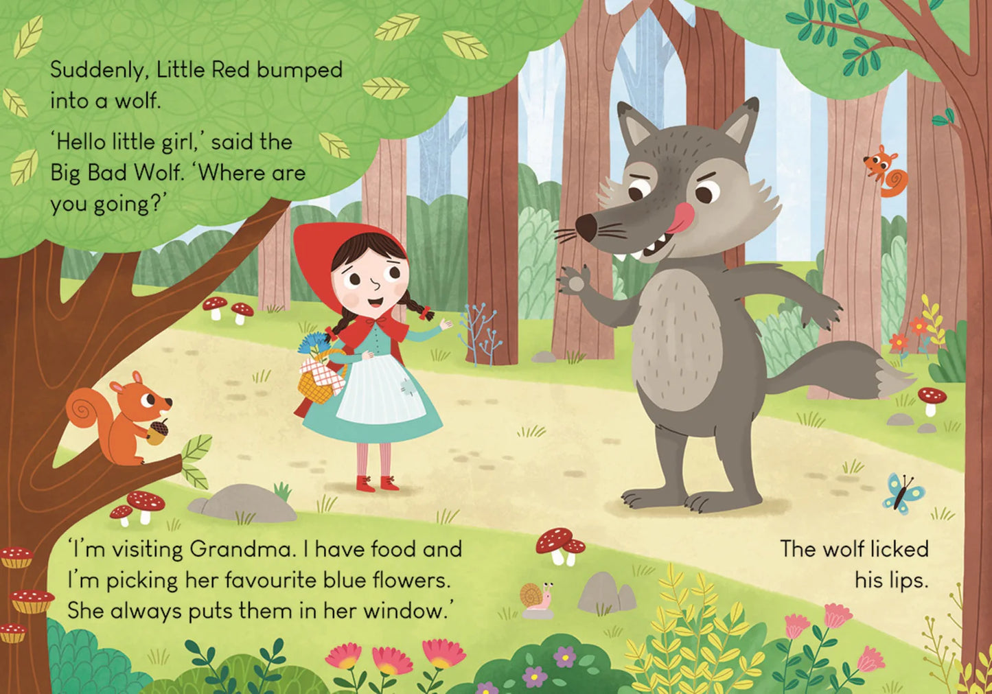 Kids Little Readers Hardcover Book - Little Red Riding Hood
