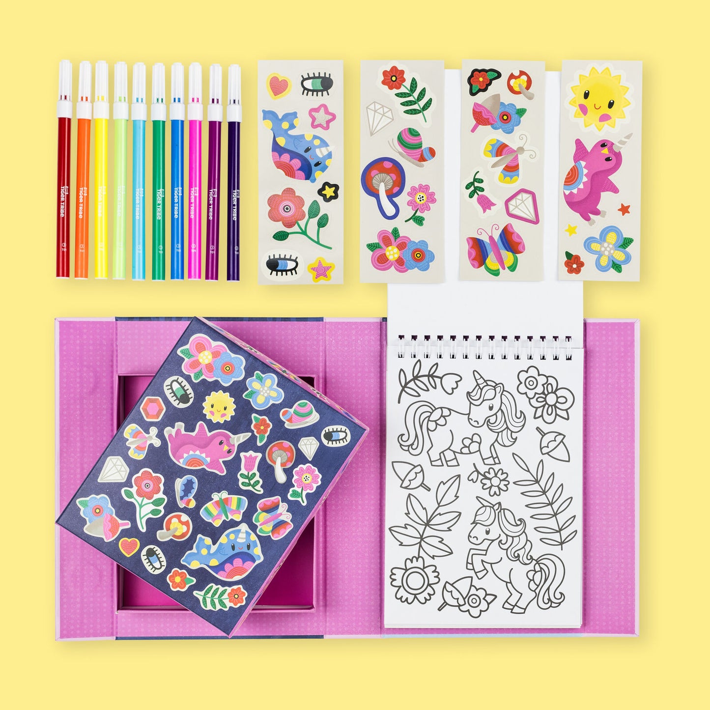 TIGER TRIBE COLOURING SET | MAGICAL CREATURES