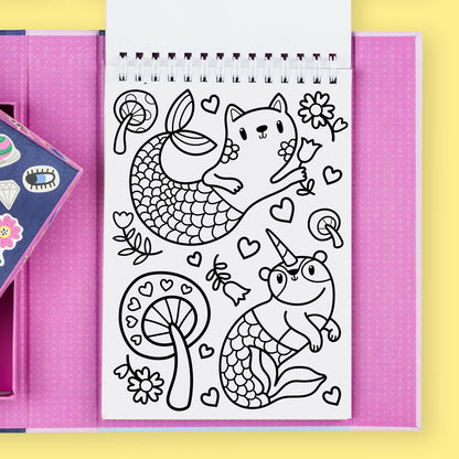 TIGER TRIBE COLOURING SET | MAGICAL CREATURES