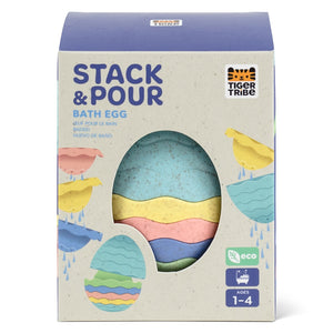 Tiger Tribe Stack and Pour Eco Bath Egg