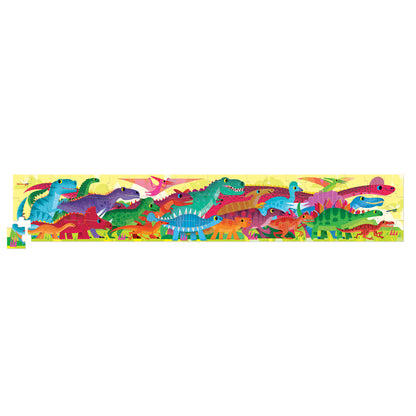 CROCODILE CREEK SUPER DUPER LONG PUZZLE 60 PIECE | DINO WORLD - Angus & Dudley Collections