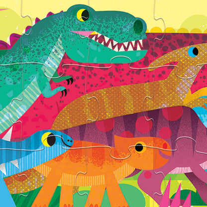 CROCODILE CREEK SUPER DUPER LONG PUZZLE 60 PIECE | DINO WORLD - Angus & Dudley Collections