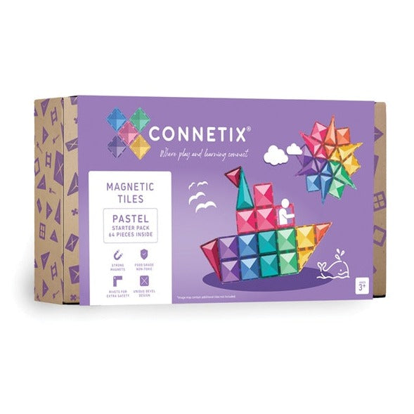 connetix pastel starter pack - angus and dudley