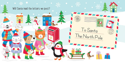 KIDS BOARD BOOK | LIFT THE FLAP | SANTAS SURPRISE