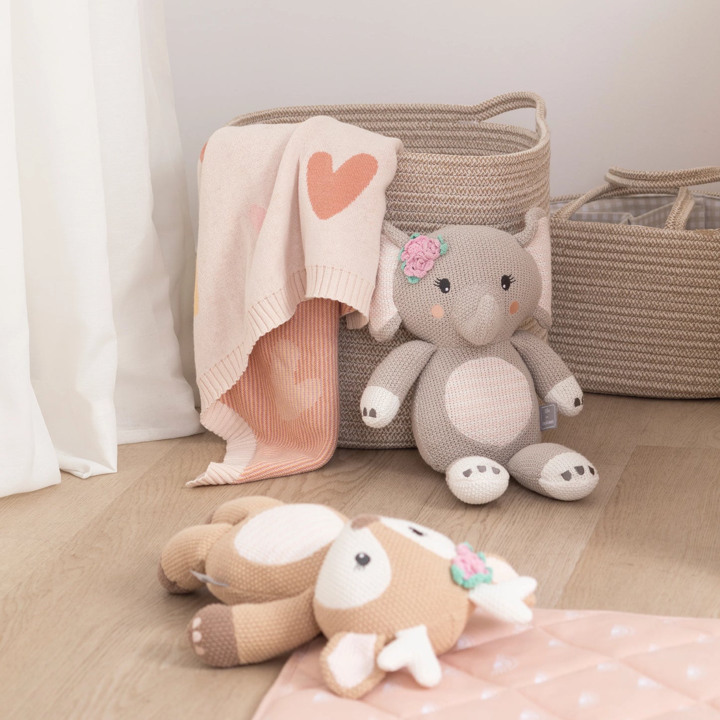 Nappy Caddy Organiser Basket with Divider