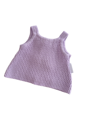 Ziggy Lou Tie Singlet - Violet