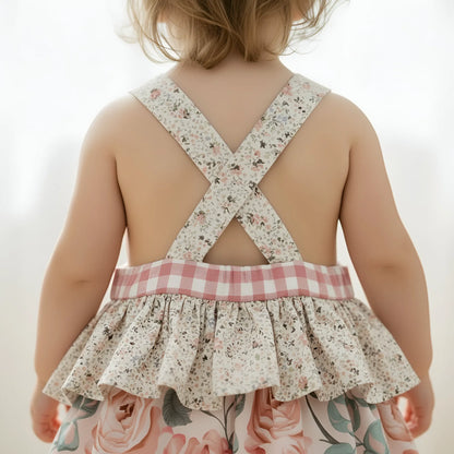 LOVE HENRY | FRILLY PLAYSUIT | PRETTY BLOSSOM