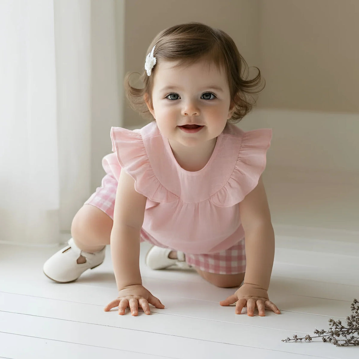LOVE HENRY | TASMAN TOP | PINK LINEN