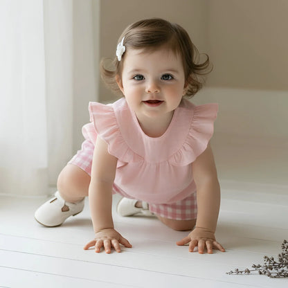 LOVE HENRY | LUCY SHORTS | PINK CHECK