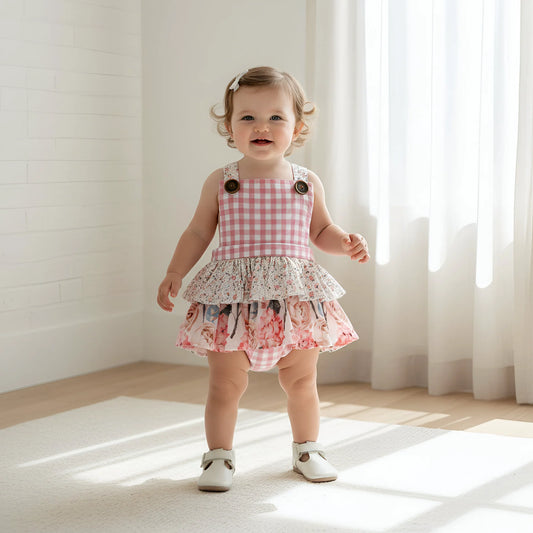 LOVE HENRY | FRILLY PLAYSUIT | PRETTY BLOSSOM