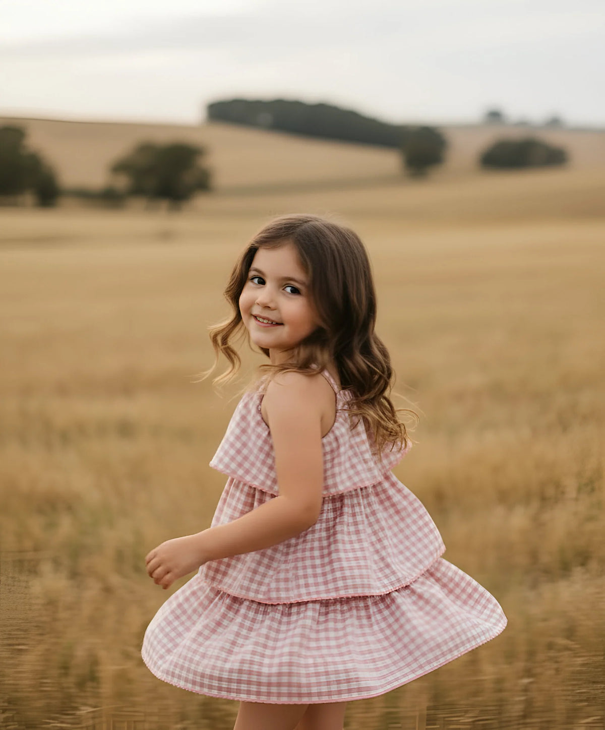 LOVE HENRY | SADIE DRESS | PINK CHECK