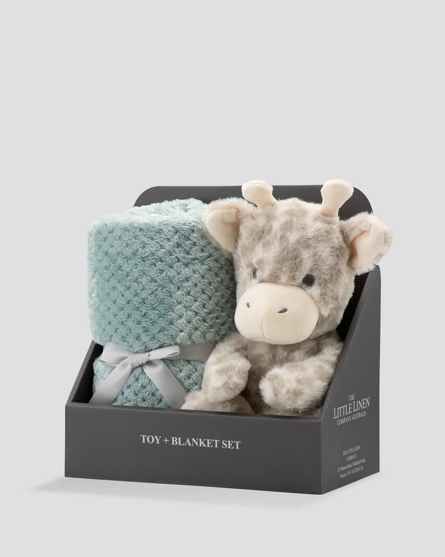 LITTLE LINEN SOFT PLUSH TOY AND BLANKET | SAVANNA GIRAFFE