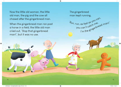 Kids Little Readers Hardcover Book - The Gingerbread Man