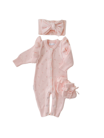 ZIGGY LOU CLASSIC KNIT ROMPER - PRIMROSE