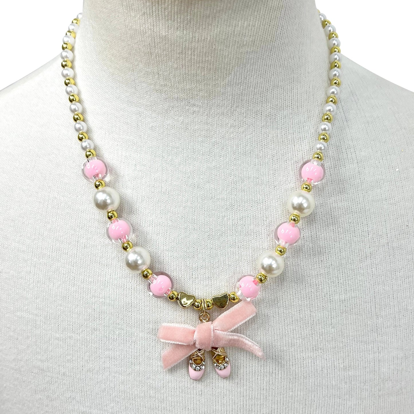 PINK POPPY | NECKLACE AND BRACELET SET | BALLERINA