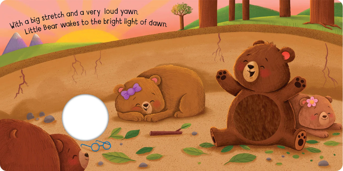 Kids Squeaky Plush Board Book - Little Bear - Angus & Dudley Collections