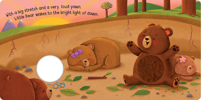 Kids Squeaky Plush Board Book - Little Bear - Angus & Dudley Collections