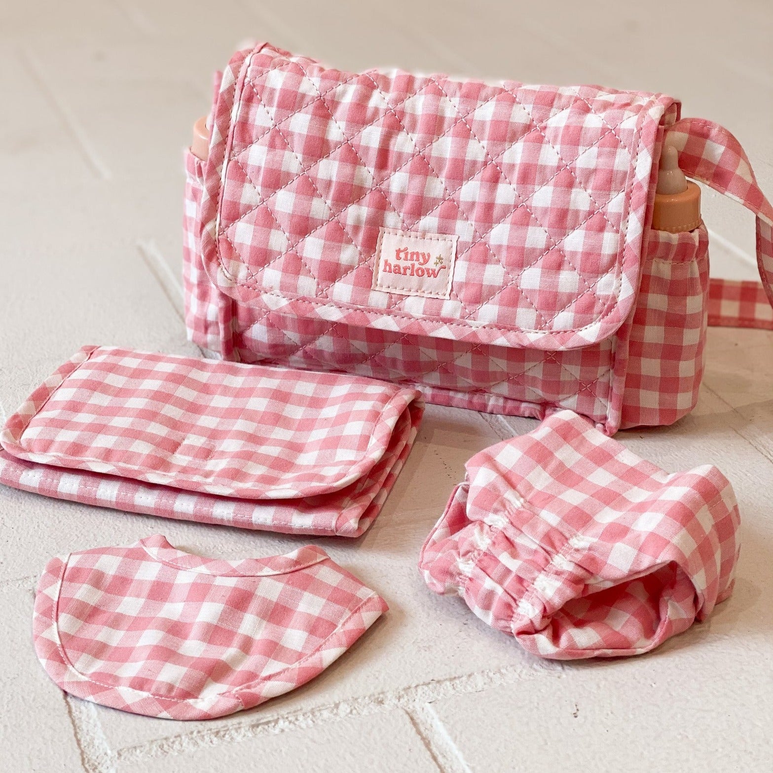 tiny harlow nappy bag - angus and dudley
