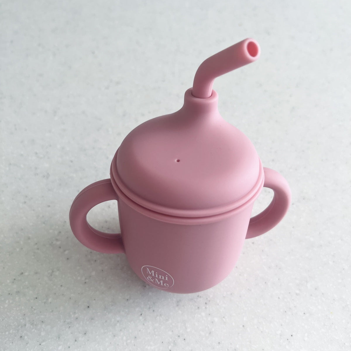 Mini and Me Transitional Straw Sippy Cup - Guava