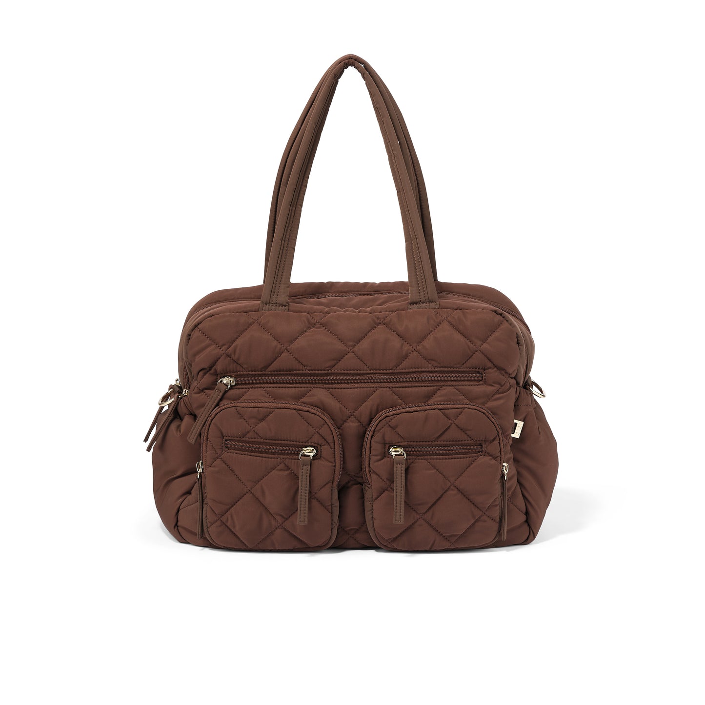 OIOI CARRY ALL NAPPY BAG | PUFFY CHOCOLATE QUILT
