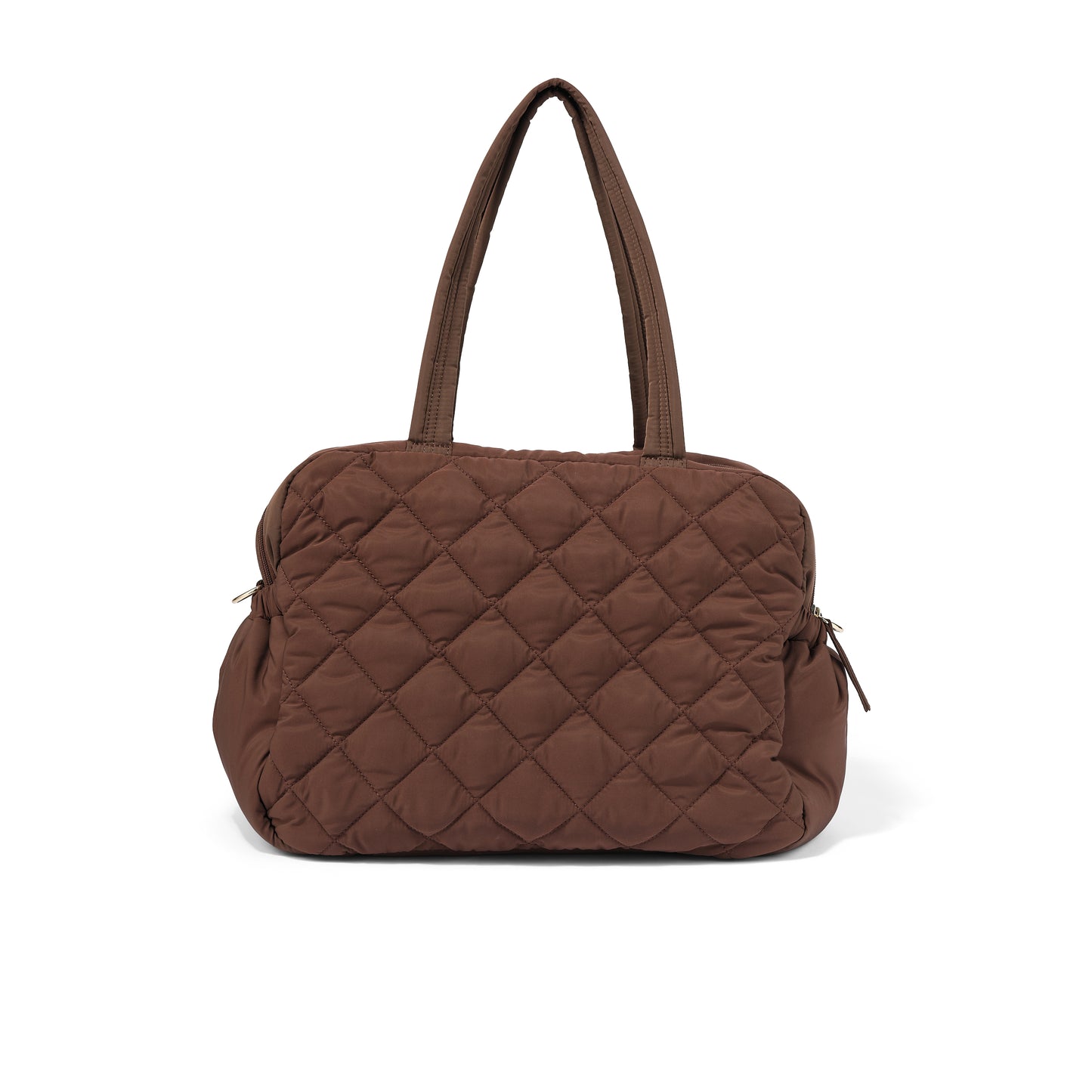 OIOI CARRY ALL NAPPY BAG | PUFFY CHOCOLATE QUILT